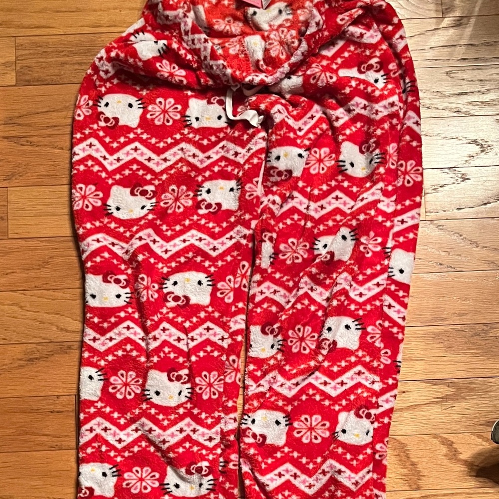 Hello Kitty Red and White Kids Pajama Bottoms